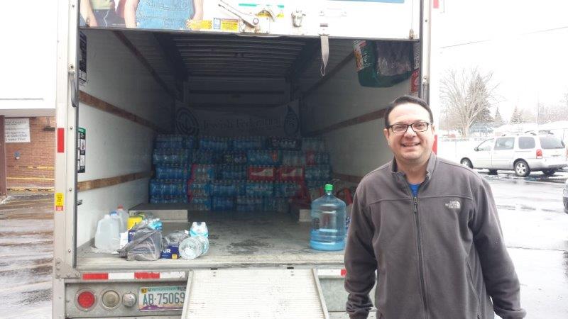 Flint Jewish Federation Water Donations 1