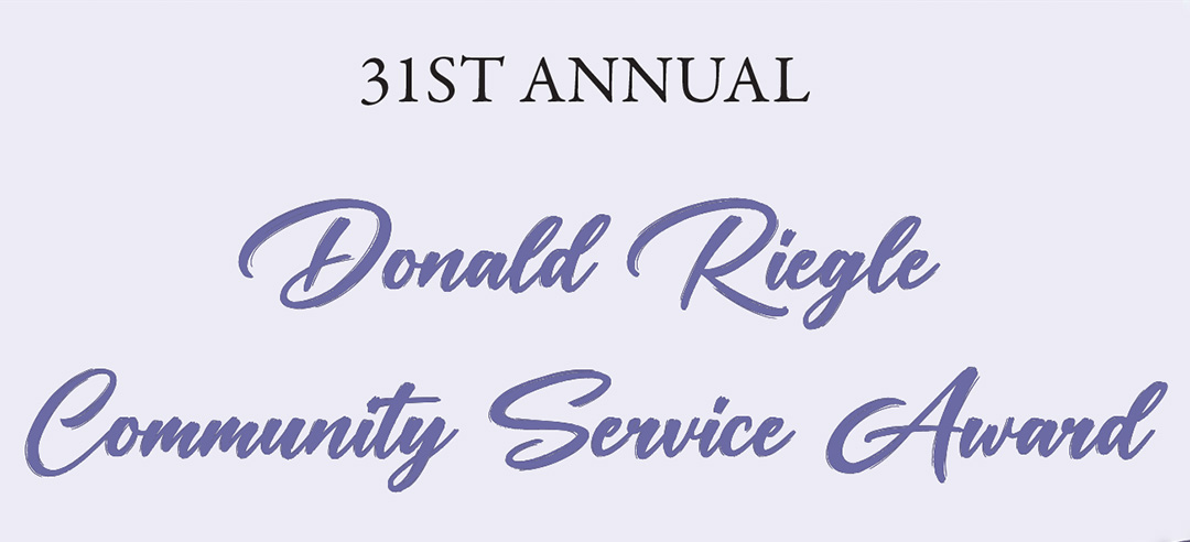 31st Annual Donald Riegle Community Service Award